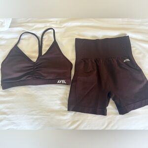 AYBL Women's Dark Brown Sports Set